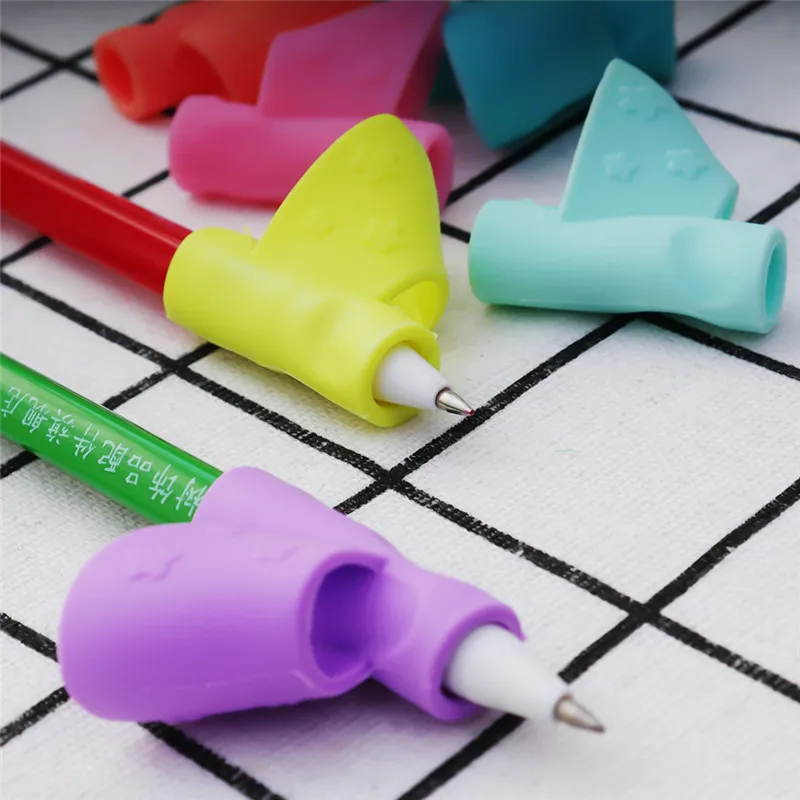 Прямая поставка 3 дюйма силиконовый корректор детской ручки Детская обучающая