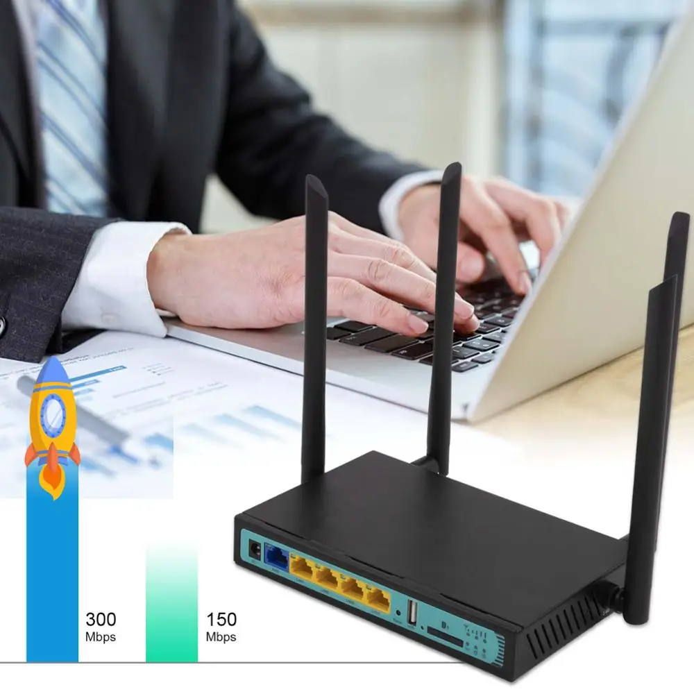 Wiflyer WE2416 4           WI-FI  100Mbs 2, 4  1 WAN + 4  Lan