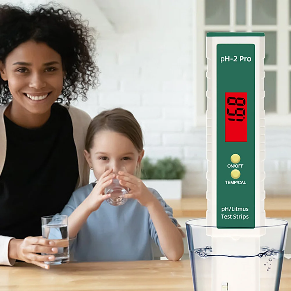 

Digital Tester Multifunction Easy Read PH Meter Swimming Pool For Water Aquariums Home LCD Display 0.01 High Accuracy Drinking