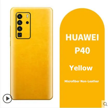 

Чехол из натуральной кожи для huawei p40. Стильный чехол с наклейкой на 360 градусов для huawei p40 pro