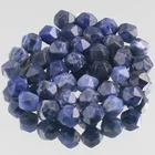 AAA Натуральный граненый синий нефрит камень бусина для самостоятельного изготовления ювелирных изделий браслет ожерелье Свободные распорные бусины 6810 м 15 дюймов