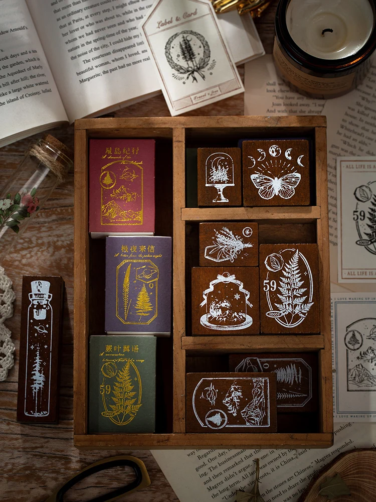 Yoofun Винтаж трава цветы Печать растения мечта планет и Луны журнал Декор