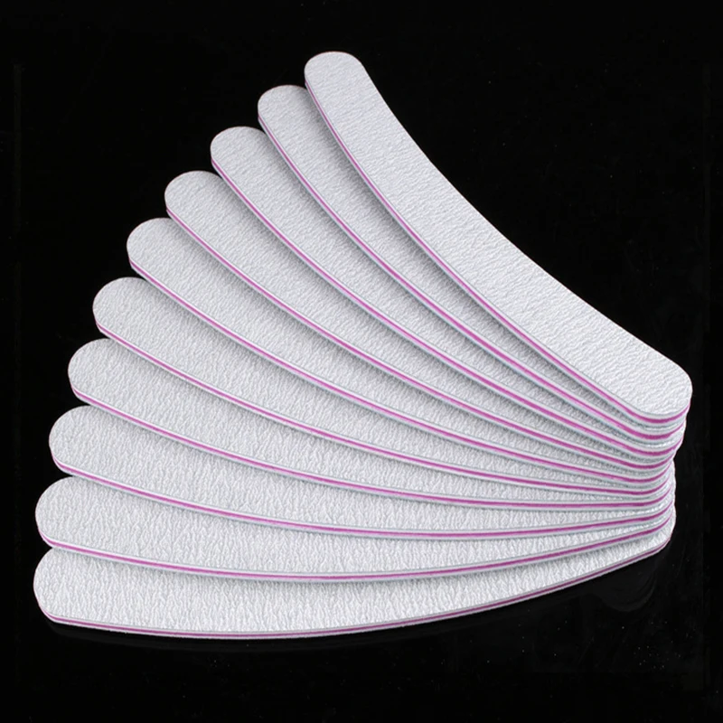 

2021 New Nail Polish Remove Nail Buffer Nail Grinding Polishing Manicure Nail Sanding Nail File 100/180 Grit Sandpaper