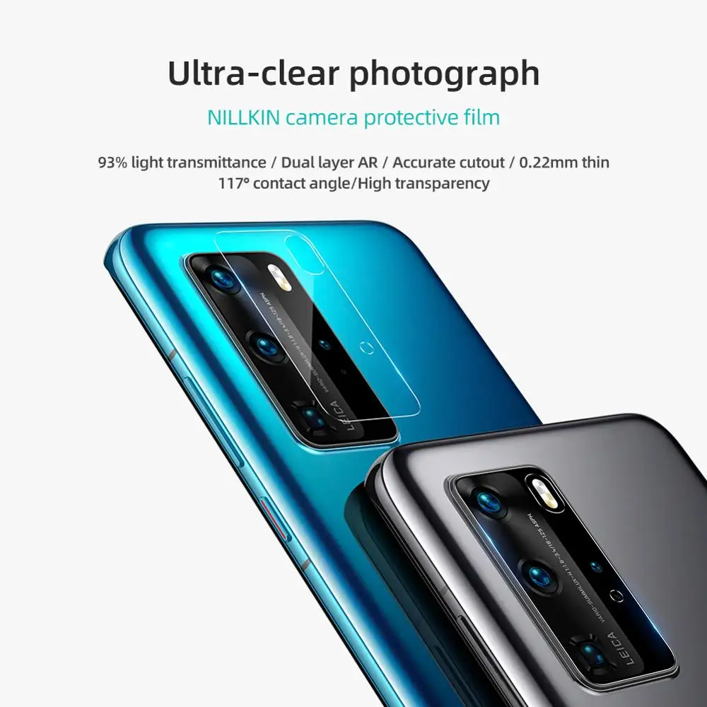 2 шт./лот Защитная пленка для камеры Huawei P40 /P40 Pro NILLKIN AR ультратонкая прозрачная