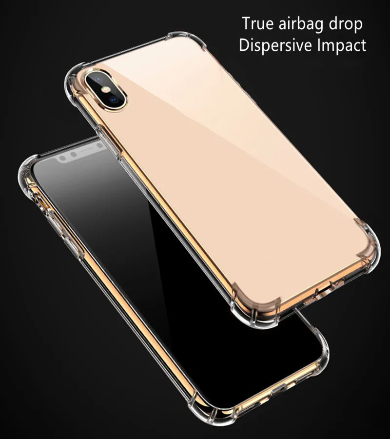Transparent Phone Back Cover for Iphone 6 6s 7 8 plus 6plus 7plus 8plus XS Max Iphone11 Cell phone case | Мобильные телефоны и