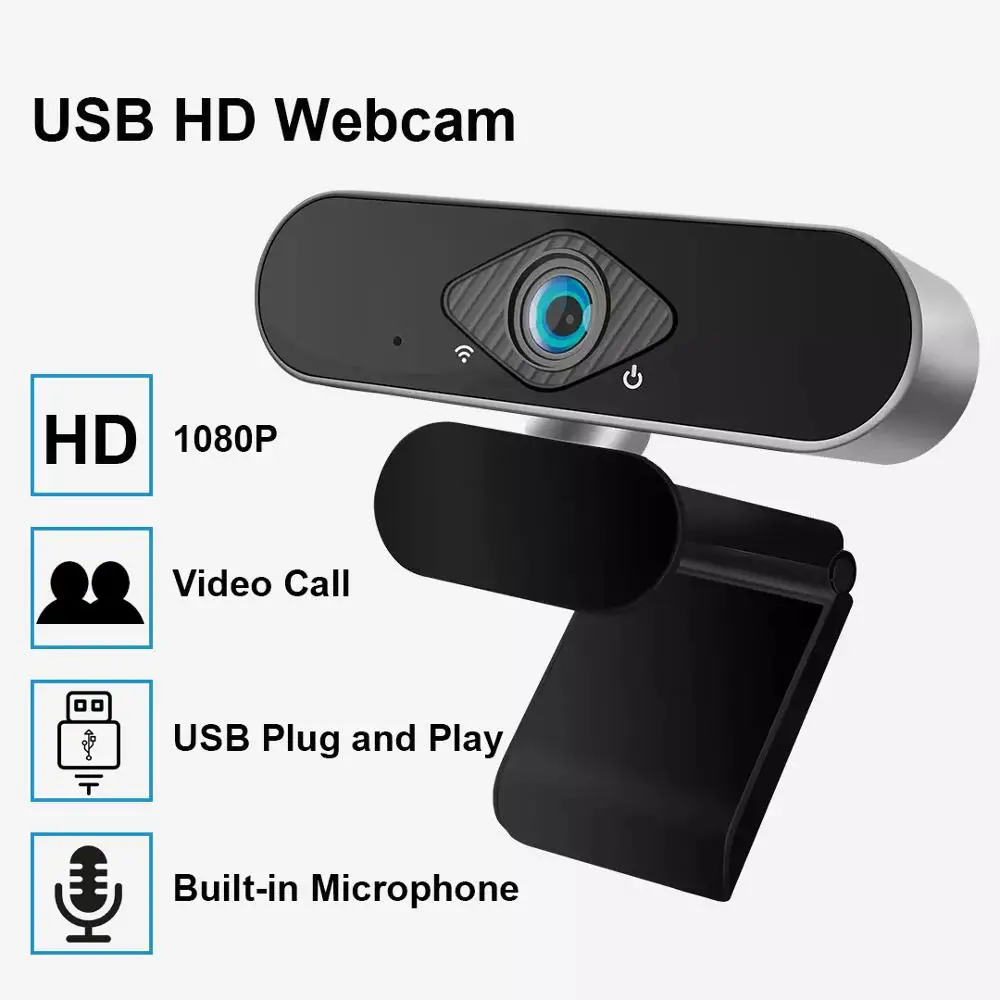 Xiaovv 1080P HD USB веб-камера 2 миллиона пикселей широкий угол обзора 150 ° автоматическое