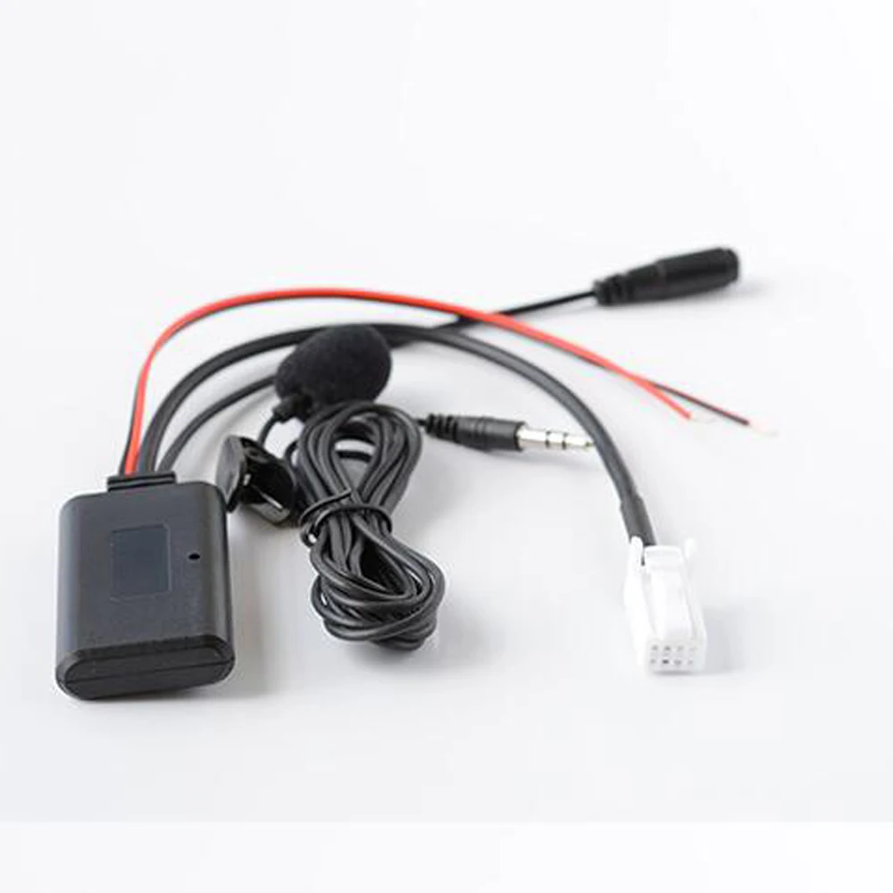 Biurlink Car Bluetooth AUX Adapter Wireless Audio Phone Call Handsfree Microphone For Clarion Radio for Suzuki Swift Vitra Jimny
