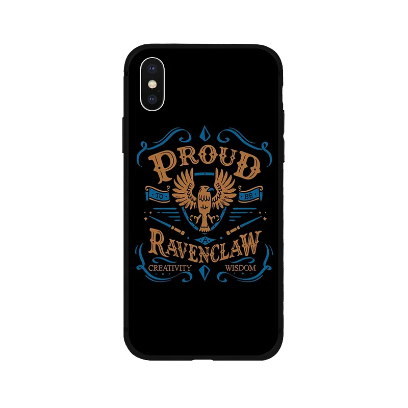 Magic school Gryffindor мягкий силиконовый черный чехол для телефона iPhone11 pro 5 5S se 6 6s 7 8 plus X Xs XR max - Цвет: 1837