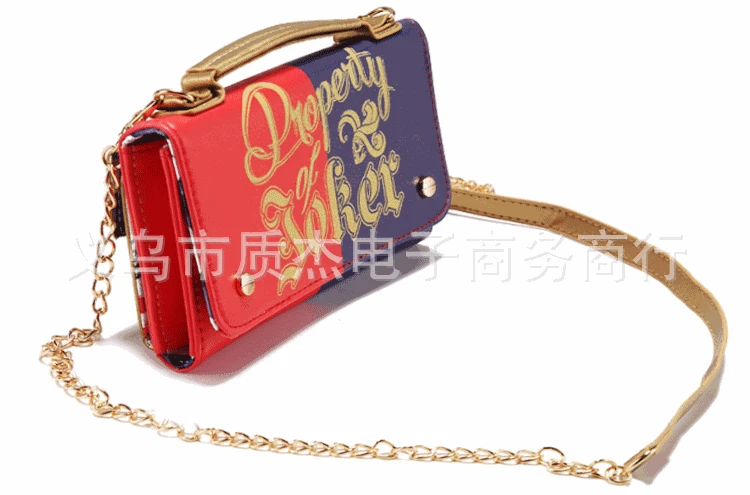 С принтами &quotотряд самоубийц&quot &quotХарли Джокер сумка из искусственной кожи на