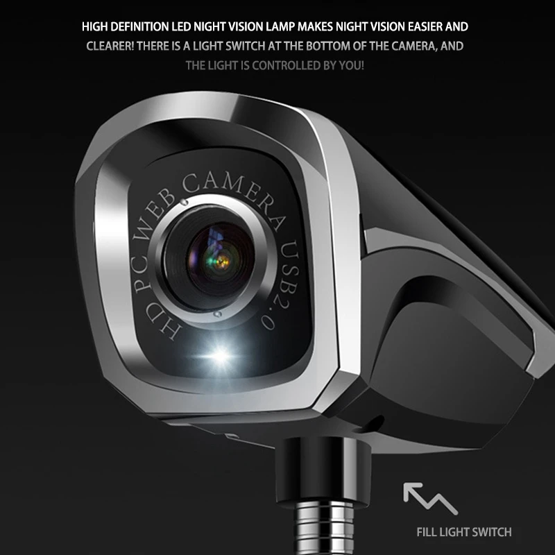 

Computer Camera Desktop Laptop Home Video USB Driver Free HD with Microphone