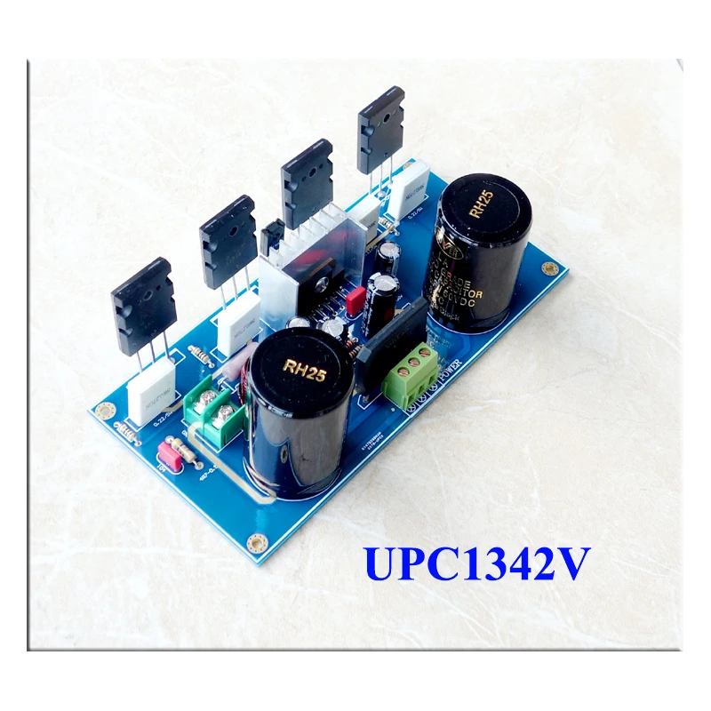Плата усилителя KYYSLB Dual AC18 ~ 36 В A7 UPC1342V 220 Вт * 2 двойная моно фотоплата 2SC5200 2saeas пары