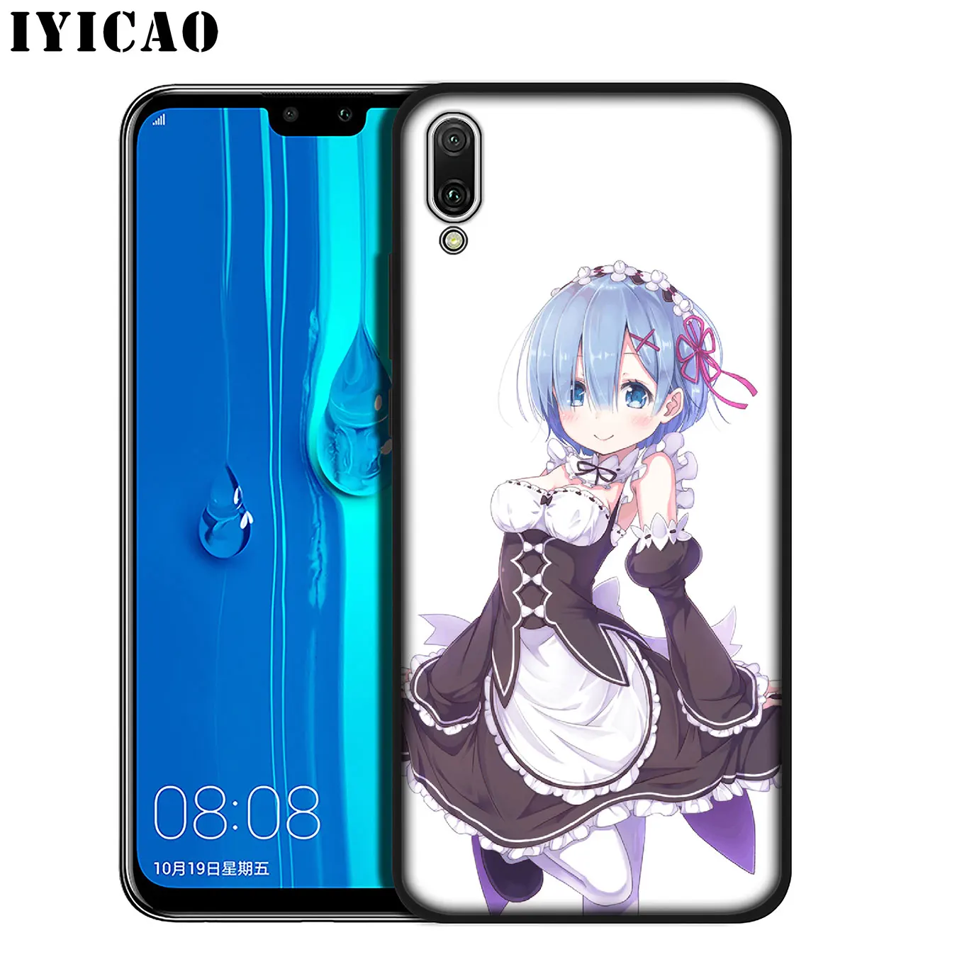 IYICAO аниме Rem Re Zero emilia Мягкий силиконовый чехол для телефона Huawei Mate 30 20 10 Pro Nova 5i 4 3 3i
