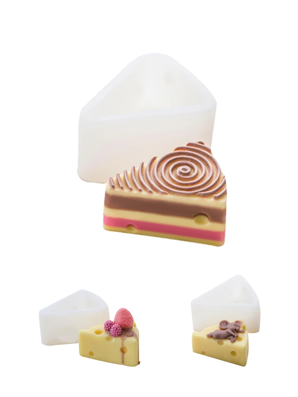 

Cheese Cake Mould Food Grade Silicone 3 Styles Cartoon Silicone Cheese Mold DIY Baking Chocolate Mousse Dessert Mould