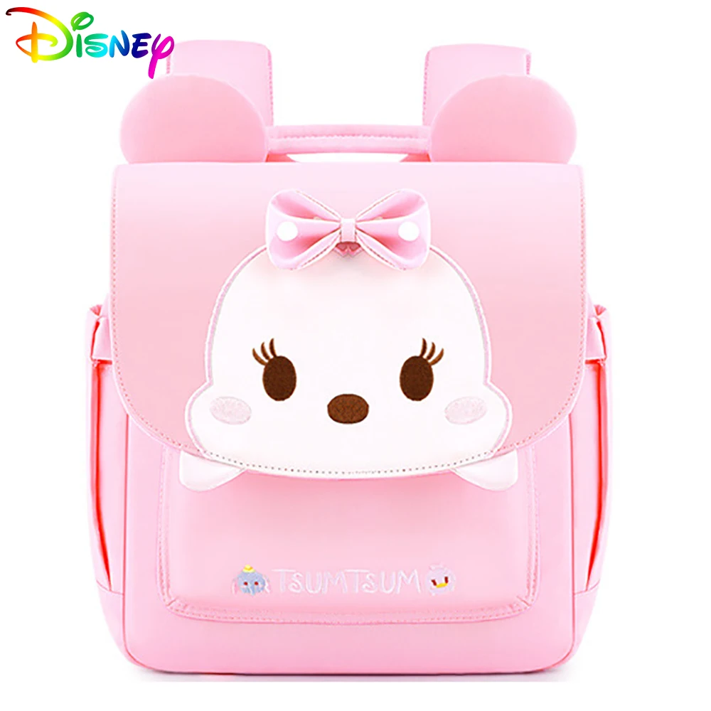 Детский рюкзак Disney для девочек и мальчиков, милый модный дорожный школьный ранец с Микки Маусом для детского сада, сумка на плечо с Минни