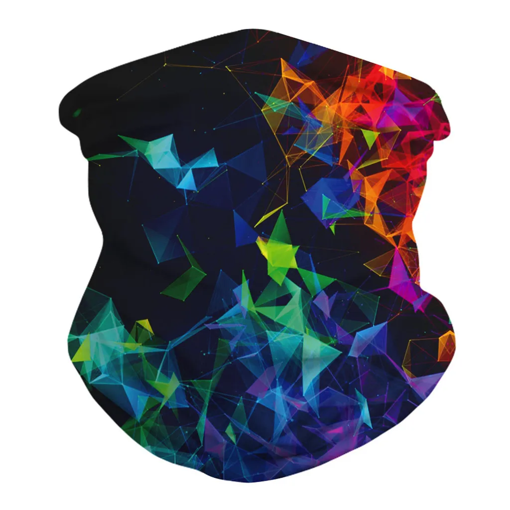 

Outdoor Turban Neck Windproof Sun Protection Dust Mask Sports Safety Unise Seamless Face Mask fashion Printed mask mutlifunction