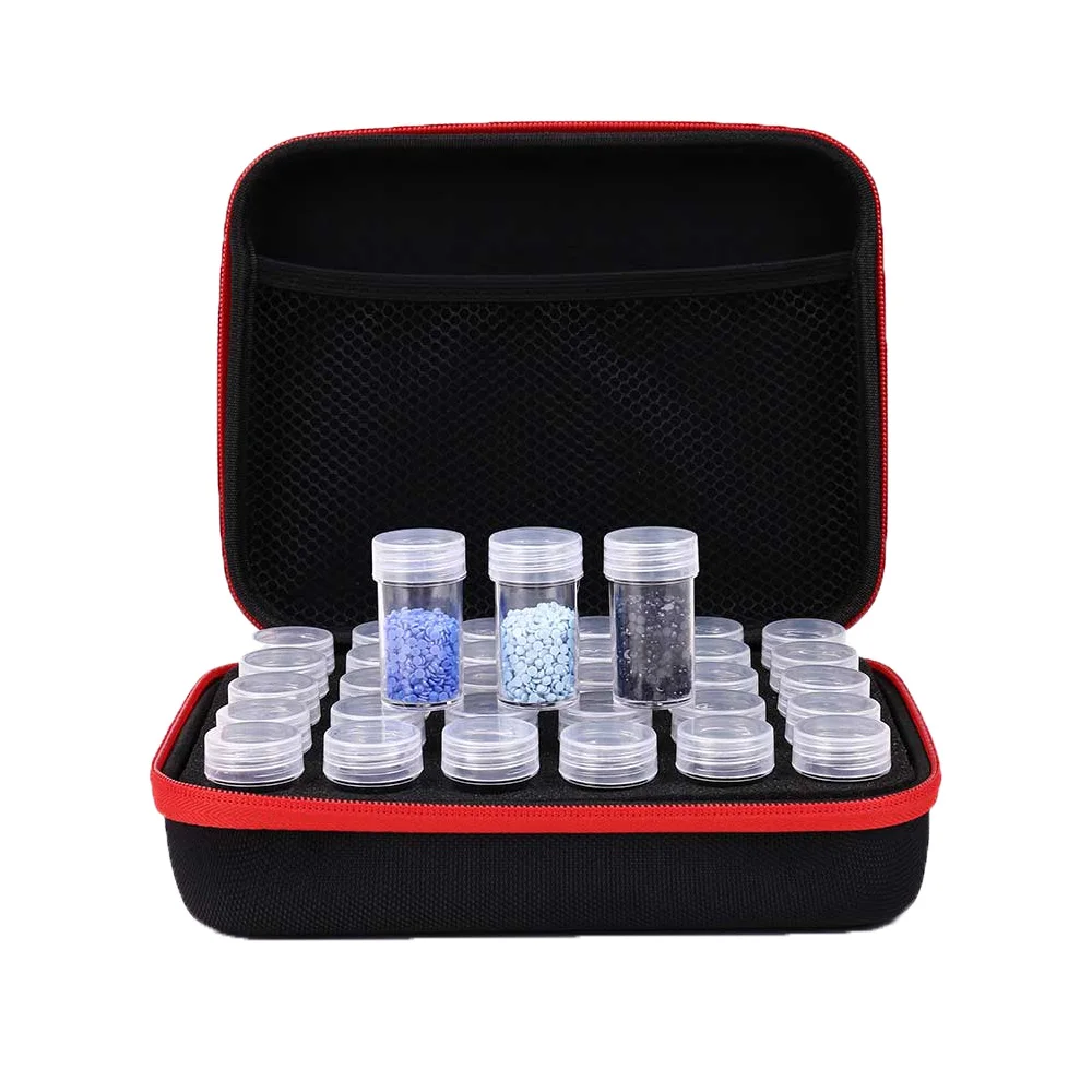 Коробка для алмазной живописи 30 бутылок органайзер ювелирное сверло |