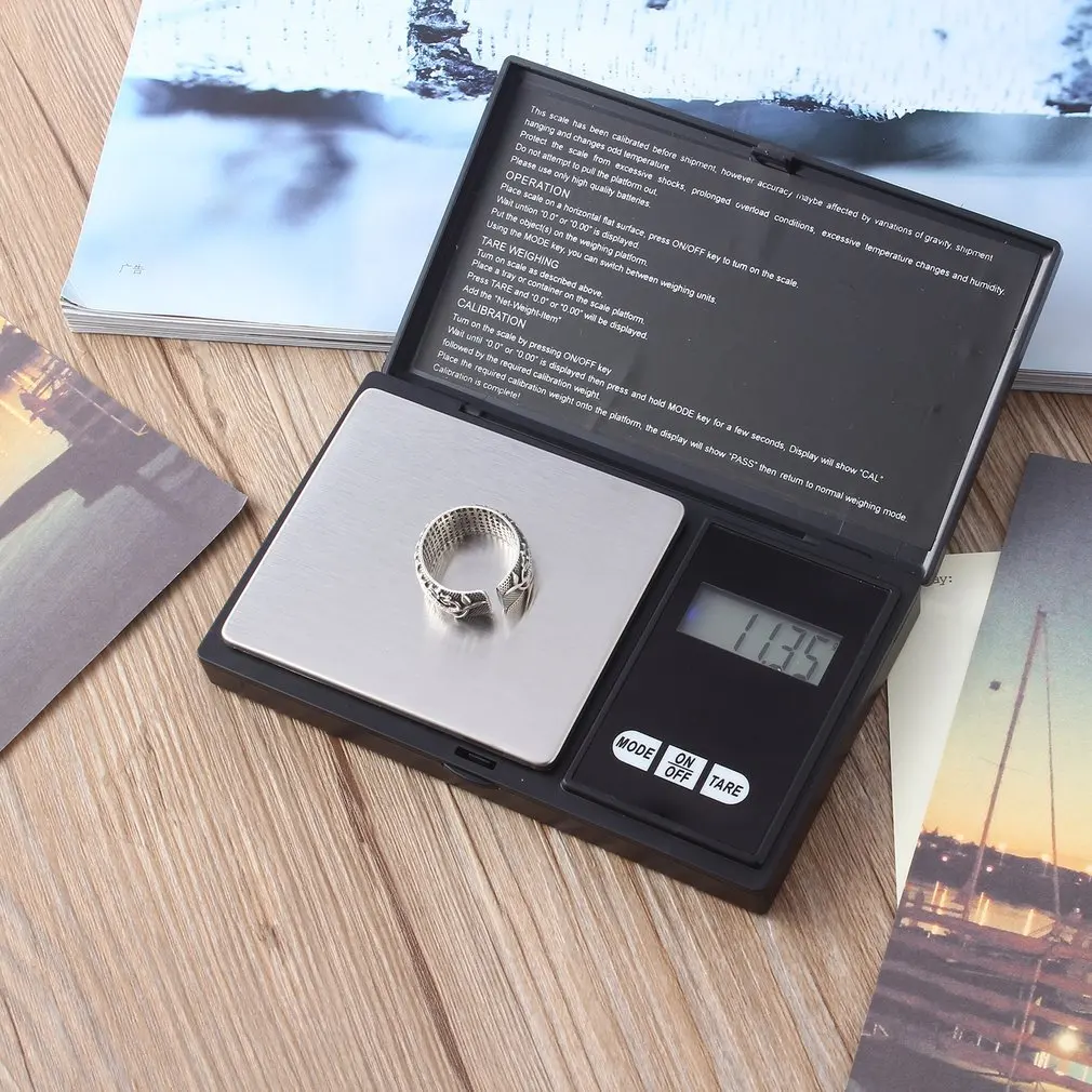 

Mini LCD Electronic Digital Pocket Scale 100g * 0.01g Jewelry Gold Diamond Weighting Scale Gram Kitchen Weight Scales