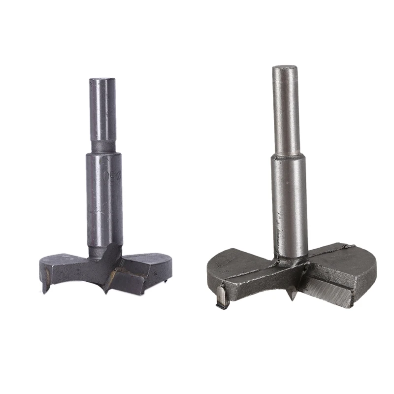 

2Pcs Hss Forstner Bit Wood Drills Art Drills Pipe Drills - 50 Mm & 60 Mm