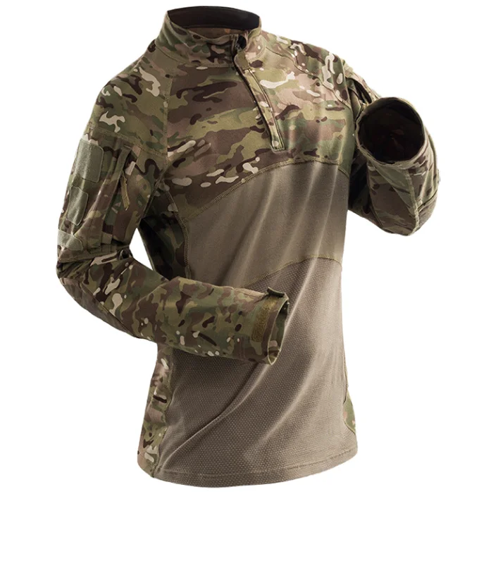 US Army Tactical Military Uniform Airsoft CS Game Camouflage Combat-Proven Shirts Rapid Assault Long Sleeve Shirt Battle Strike |