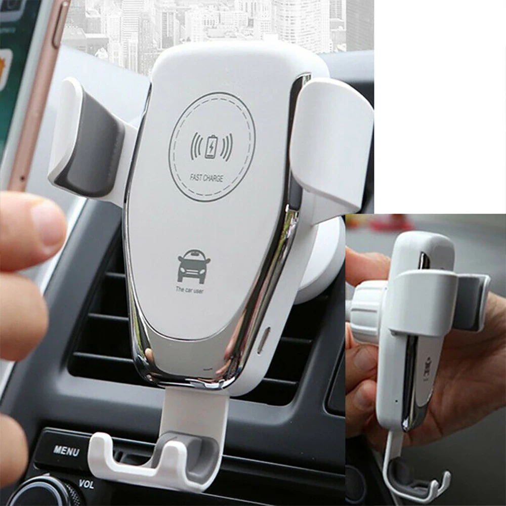 

10W Wireless Car Charger Air Vent Mount Gravity Phone Holder For iPhone XS Max Samsung S9 Xiaomi MIX 2S Huawei Mate 20 Pro 20 RS