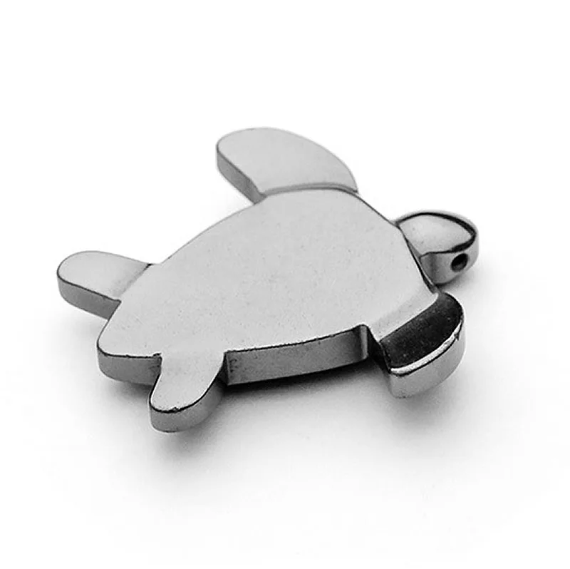 Черный желчный камень Немагнитный кулон в форме Черепахи гематит черепаха DIY