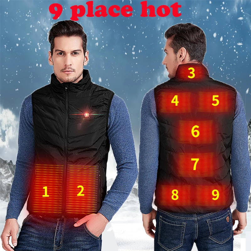 2020 Рождественский подарок унисекс уличная usb зарядка нагревательный жилет