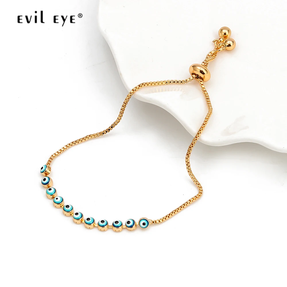 Женский браслет с подвеской сглаза EY6546|Браслеты шармами| |