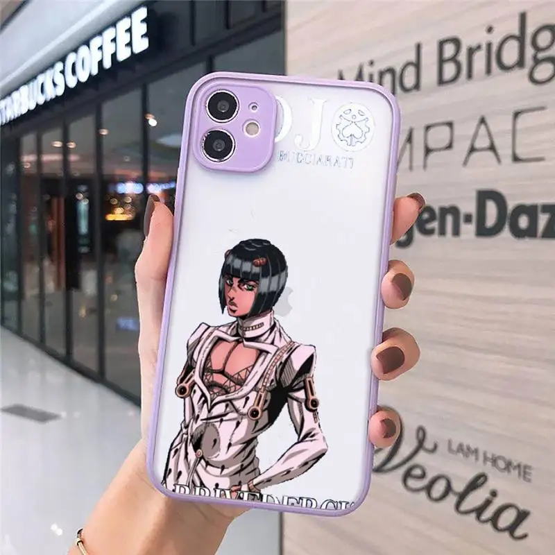 

JoJo Anime Killer Queen Phone Cases matte transparent For iphone 7 8 11 12 plus mini x xs xr pro max cover