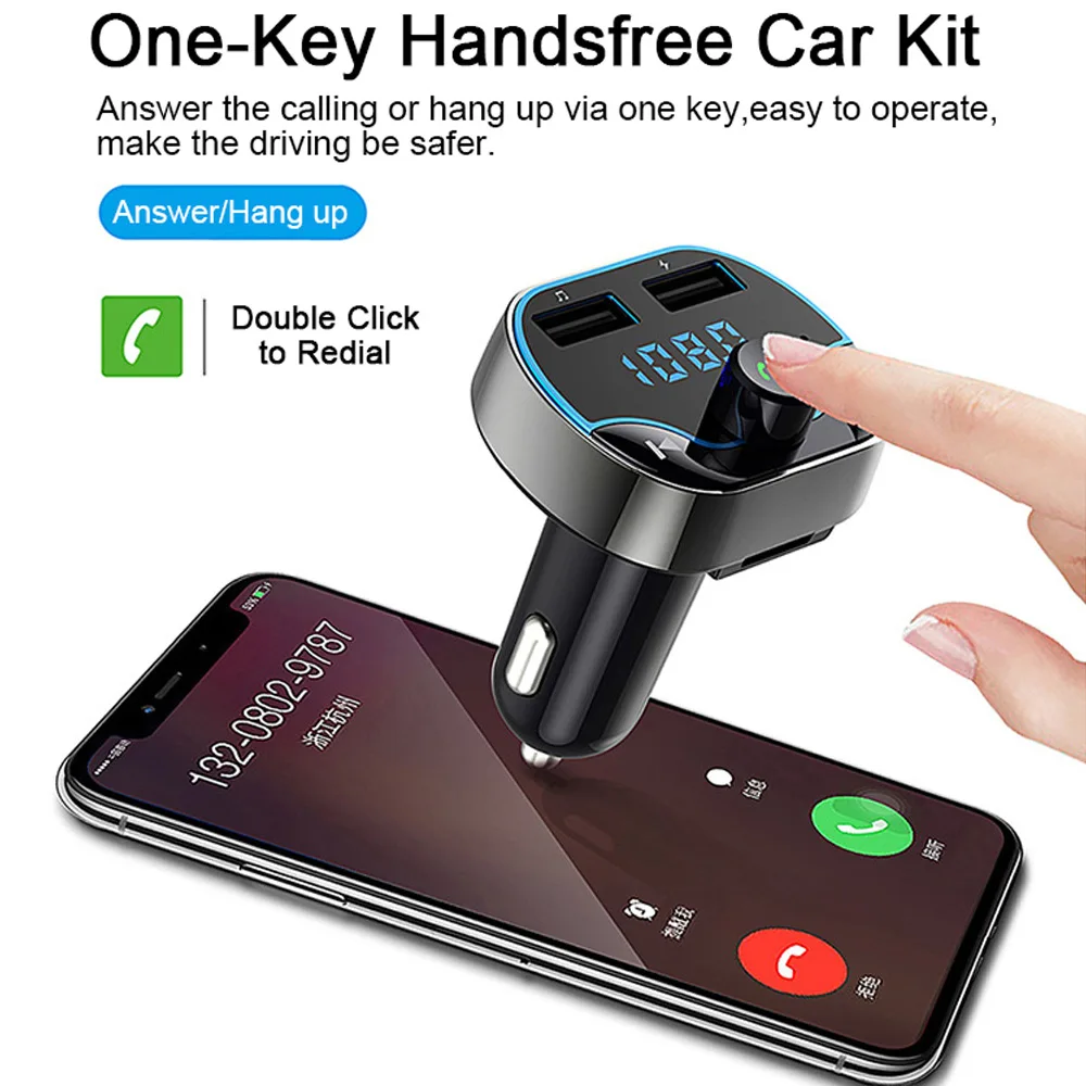 VR Robot Bluetooth FM передатчик модулятор Автомобильный MP3 музыкальный плеер