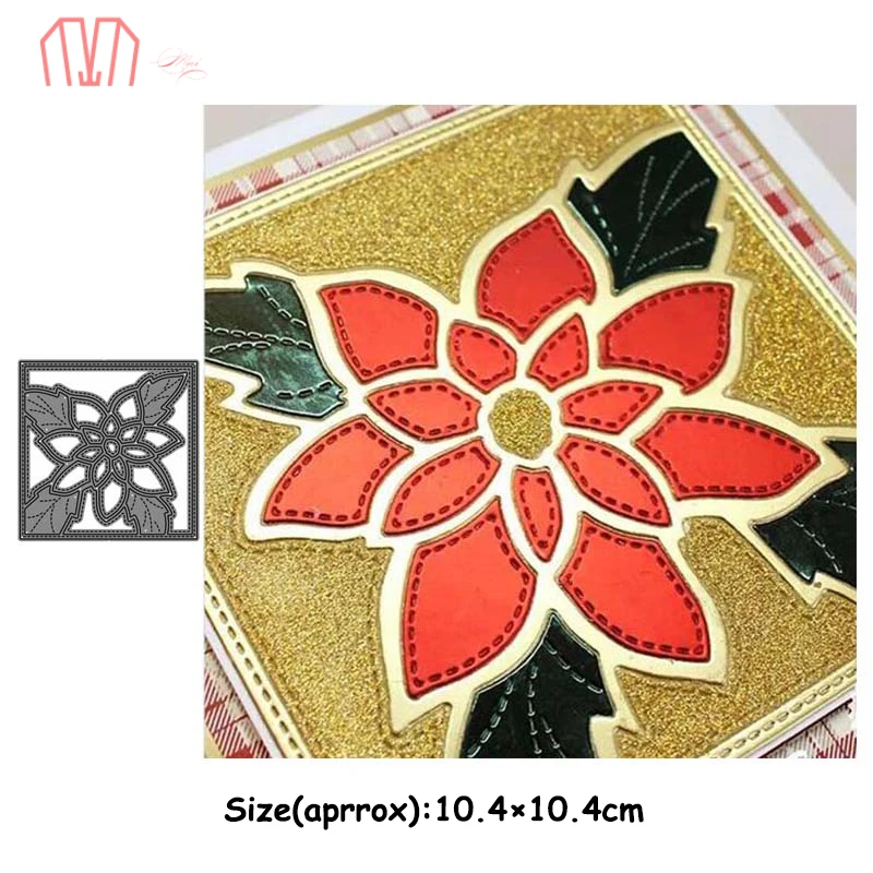 Mai фон цветок металлический Трафаретный вырубной штамп Трафареты набор сделай