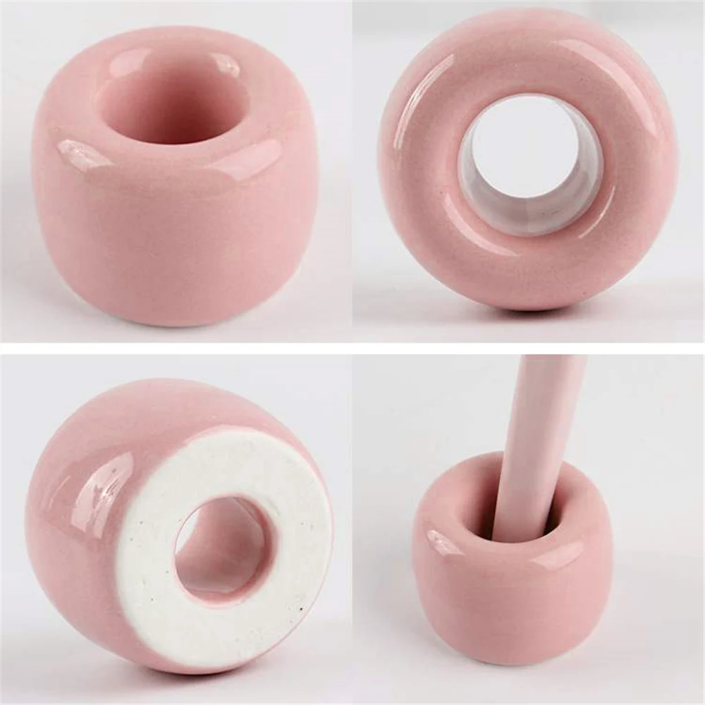 

Toothbrush Holder Mini Tooth Brush Stand Freestanding For Bathroom Ceramics New Wash easily and Keep dry