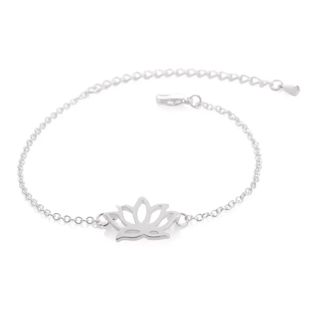 

Jewelry Lotus Bracelets Popular In Europe And America Cross-border E-commerce Hot Selling Holiday Gifts