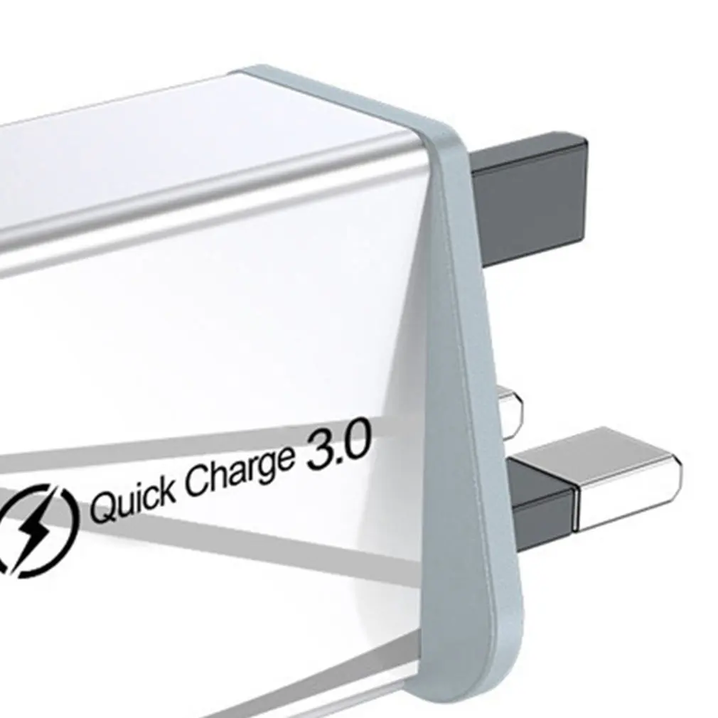 

Quick charge 3.0 USB Charger for iPhone 11 7 Xiaomi Samsung Huawei 5V 3A Digital Display Fast Charging Wall Phone Charger