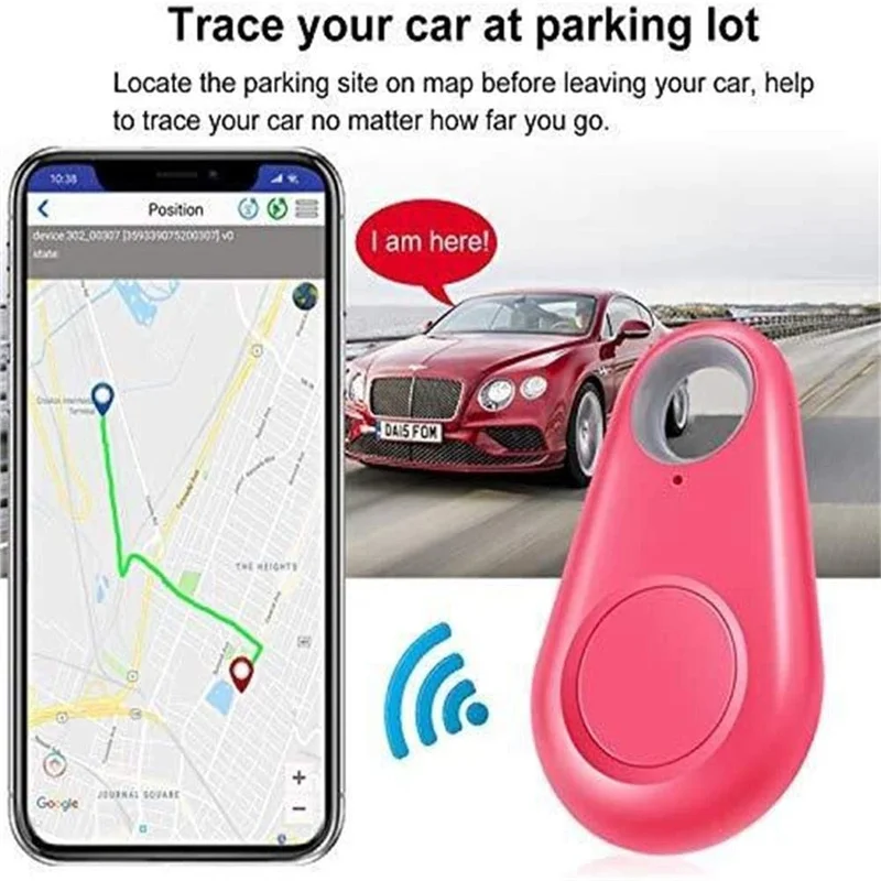 smart pets gps tracker anti lost alarm tag wireless bluetooth tracker child bag wallet phone key finder locator anti lost alarm free global shipping