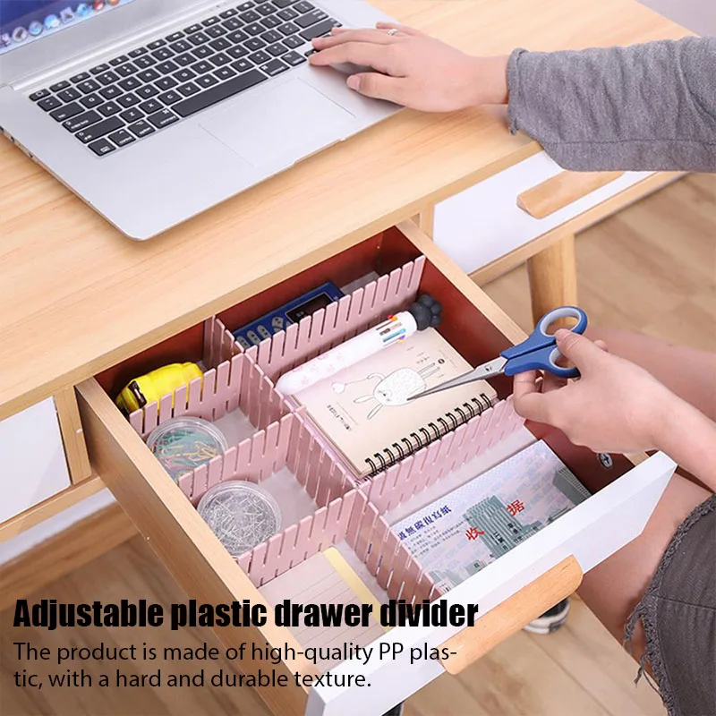 Регулируемый пластиковый разделитель для ящиков полки хранения сделай сам