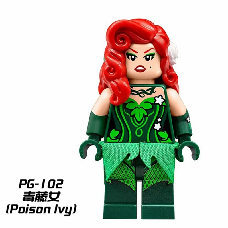 PG102 Marvel Super Heroes Thanos Iron Man Thor Hulk Spiderman Batman Avengers Building Blocks Figures Playmobil Toys for Children Gift - Цвет: PG102