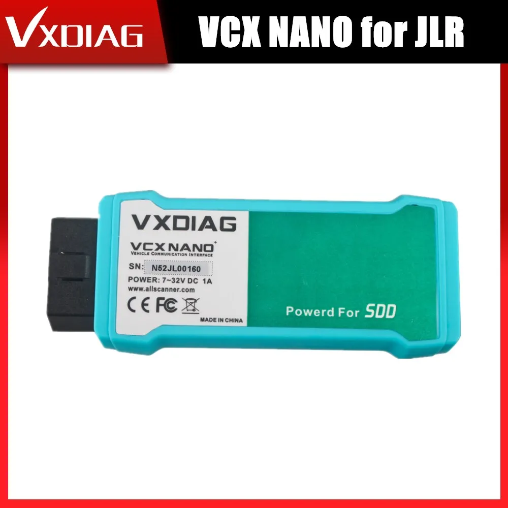 

VXDIAG VCX NANO For JLR Diagnostic Tool OBD2 Scanner For Jaguar/Land Rover 2007-2016