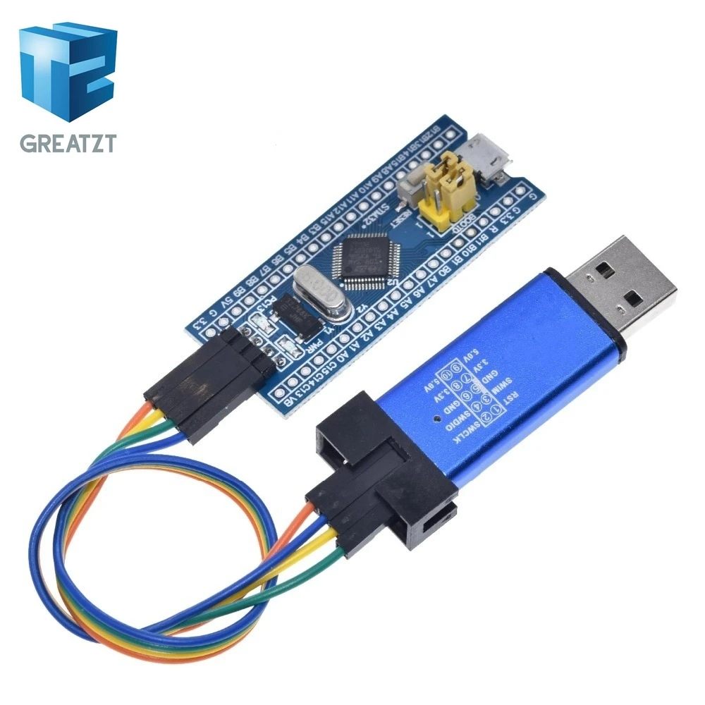 STM32F103C8T6 ARM STM32 минимальная системная макетная плата модуль для Arduino DIY Kit+ ST-Link V2 Mini STM8 симулятор загрузки