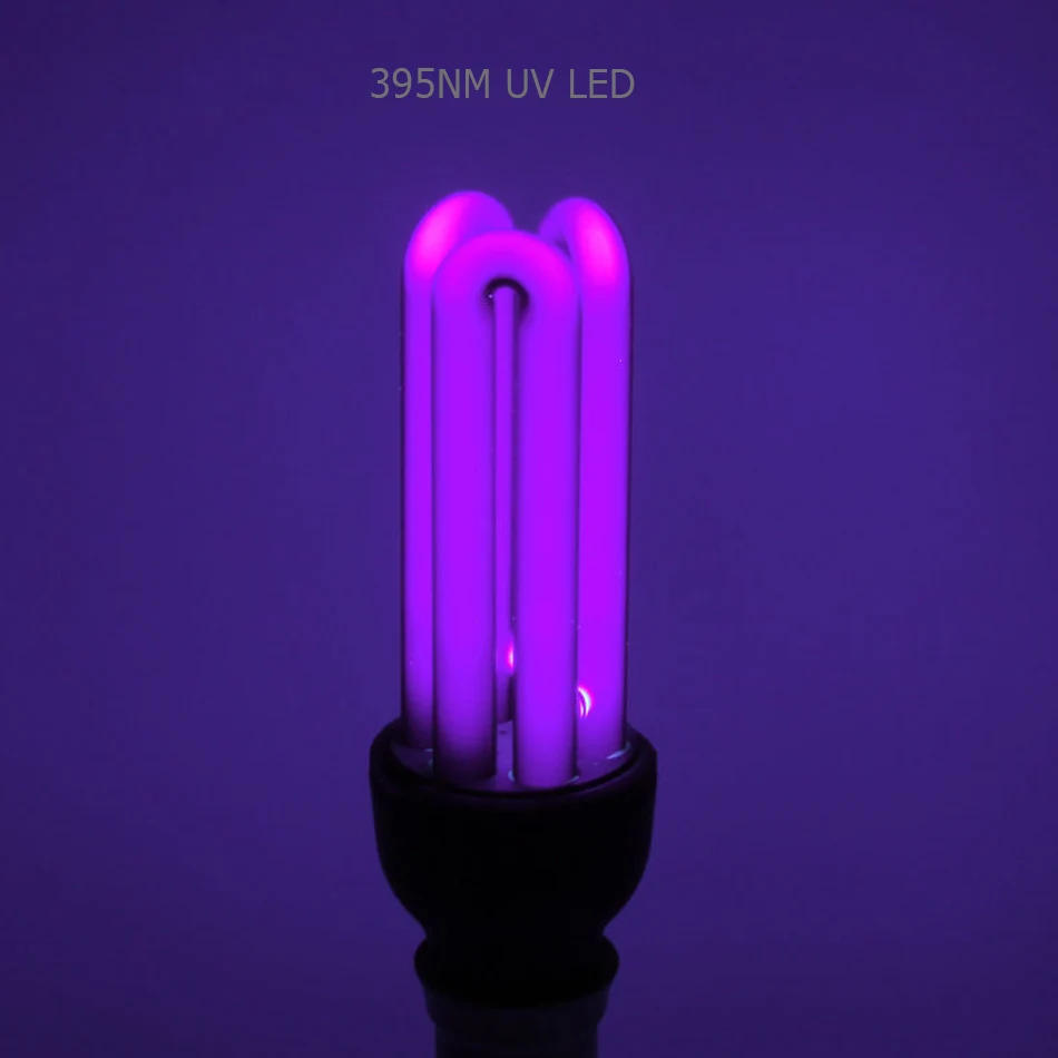 Горячая 220V E27 40W UV светильник лампы УФ ультрафиолетовые люминесцентные CFL