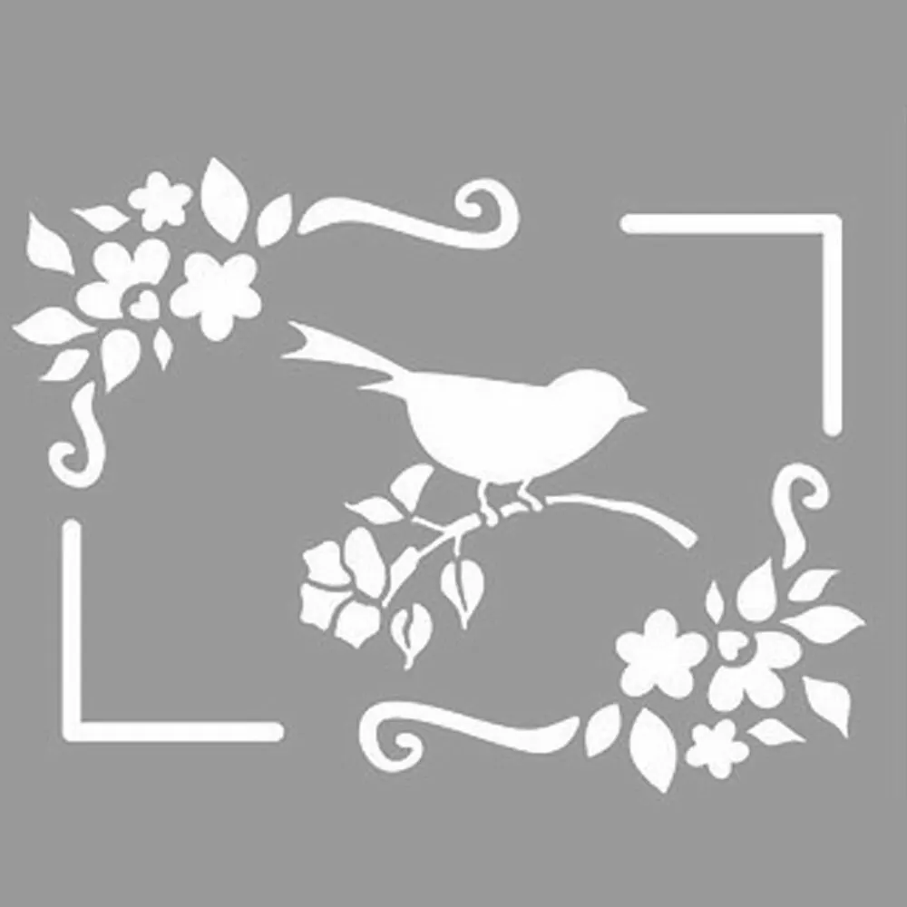 Шаблон для постера Sparrow шаблон рисования 30x30 см стены плитка мебель легкого и