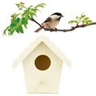 Милое Большое Гнездо, домик для птиц, деревянная коробка ручной работы, уличный домик для птиц, садовый двор, подвесные товары для домашних животных, ремесла #2