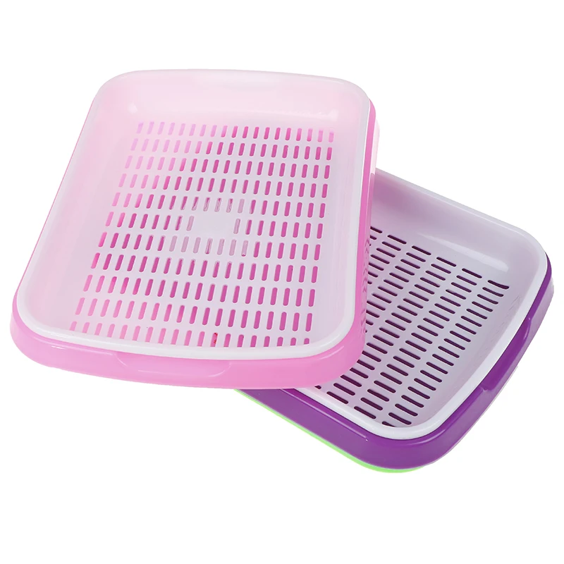 

Hydroponics Seed Germination Tray Seedling Tray Sprout Plate Grow Nursery Tray