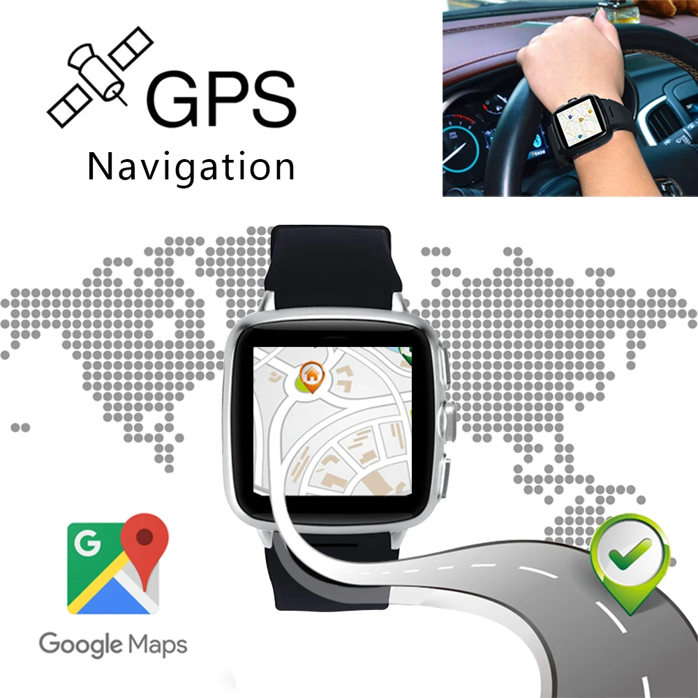 696 Z01 3g WCDMA Android система Смарт-часы фитнес-трекер сна Bluetooth gps телефон Smartwatch Push Message