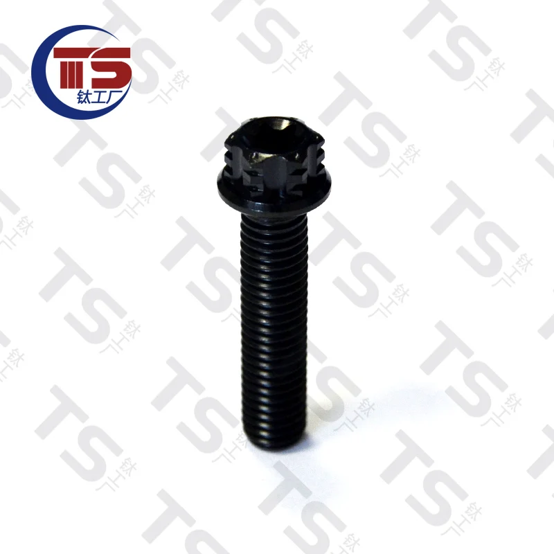 

TS(10 шт.) титановые болты M8X10/15/20/25/30/35/40/45/50/55/60/70/80/90/100 мм, болты с звездообразной головкой для мотоциклетных запчастей Brembo