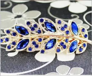 Роскошные зажимы для волос с кристаллами элегантные женские заколки аксессуары