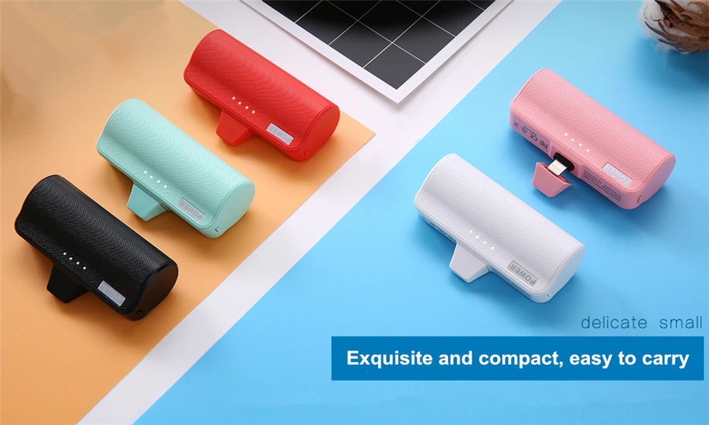 Мини банк питания 2000mAh для Xiaomi Redmi LG Внешний чехол-аккумулятор для iPhone samsung портативный мини симпатичный внешний аккумулятор
