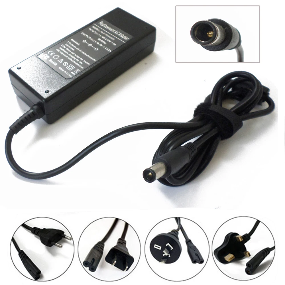 Новый 19,5 в 90 Вт адаптер переменного тока зарядное устройство Шнур питания для Dell Inspiron 9200 9300 9400 N4010 N5010 N5110 N7010 PA-10 PA-3E