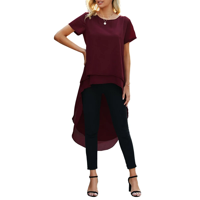 Для женщин с высоким воротом и длинными рукавами кружевная блузка на каждый день