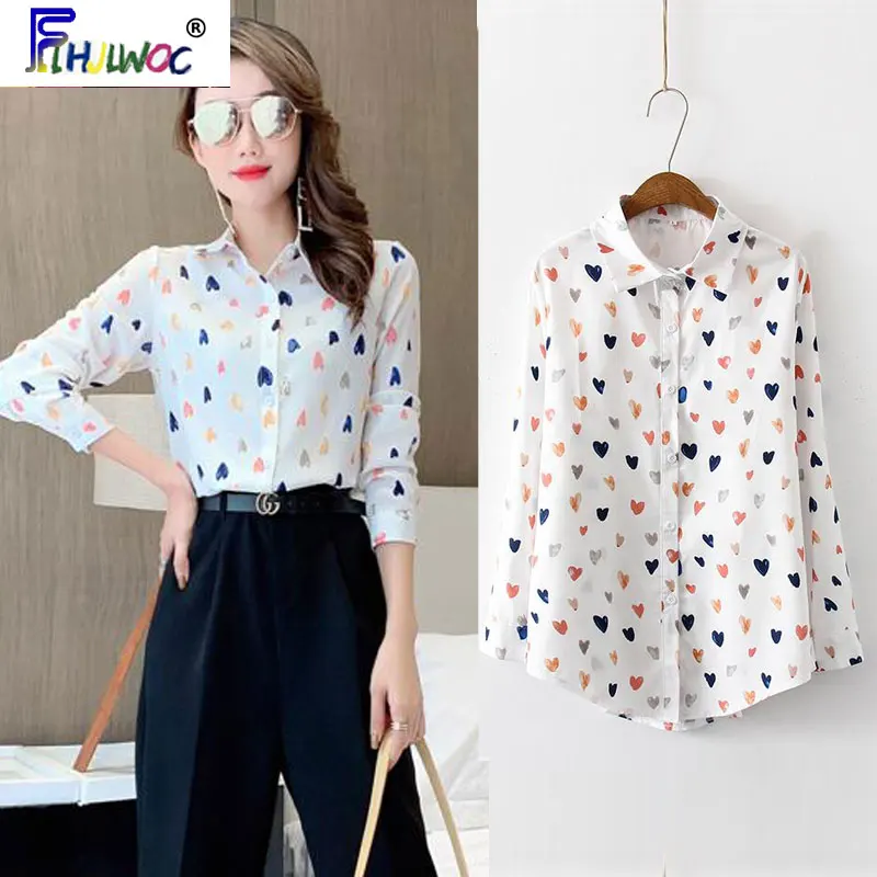 

Элегантные офисные женские рубашки, блузки, хит продаж, женская дизайнерская рубашка Flhjlwoc в Корейском стиле с длинными рукавами и милым при...