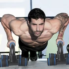 Фитнес-оборудование для отжиманий, Тренировка мышц грудных мышц, бытовое бодибилдинг, съемная H-образная поддержка отжиманий, для занятий спортом в помещении